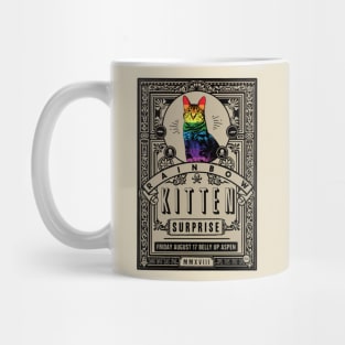 rainbow kitten 8 Mug